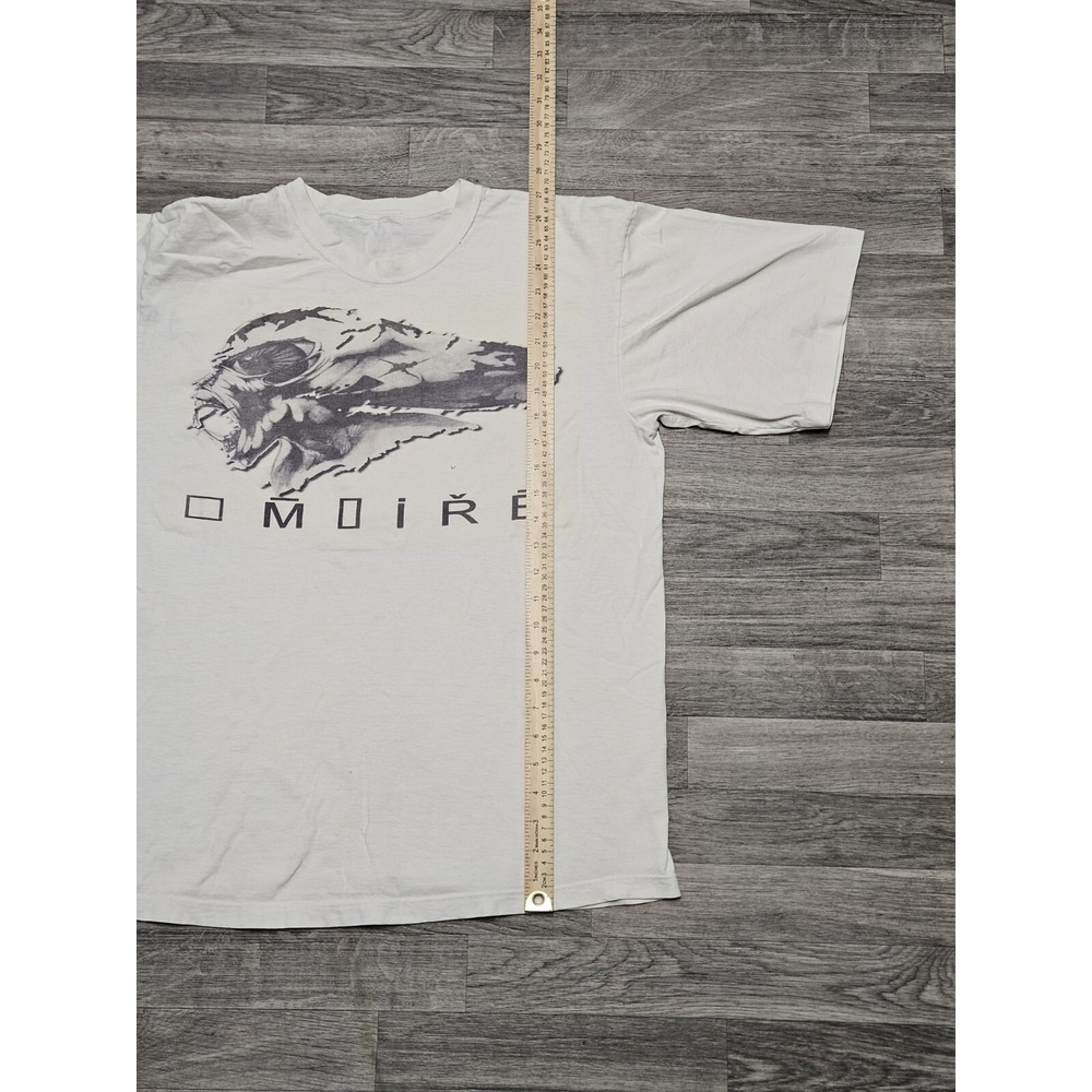 Vintage 90's Aliens Graphic Type White T-Shirt Size Large Single Stitched - Picture 7 of 8